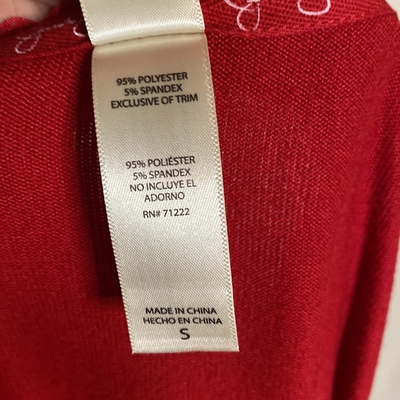 Jessica Simpson Women’s 2 Piece Lounge Red Pajamas set Size S NWT. - Picture 9 of 10